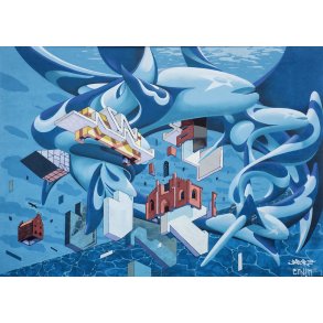 Gavlmaleri p� �stervold i Randers