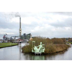 Sven Dalsgaards skulptur Pigen i Guden�en 