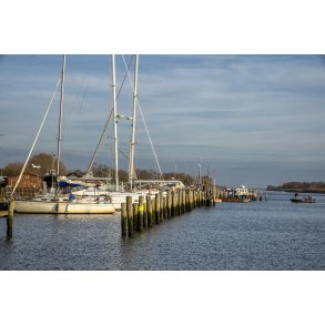 Lystb�dehavnen i Randers ligger ved Randers Fjord