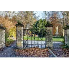 Indgangen til T�jhushaven i Randers, set fra T�jhushavevej