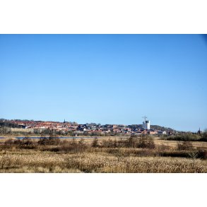 Udsigt fra Fuglet�rnet ved Rastepladen Gudena ved E45.