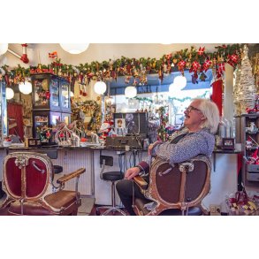 Klippoteket i Randers er kendt ud over Danmarks gr�nser for sin flotte juleudsmykning