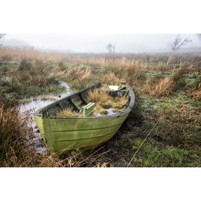 Vinter i Vorup Enge ved Guden�en i Randers