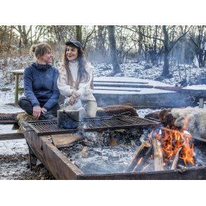 Karen Thingstrup og Maria Brinks Arianfar p Karpenhj Naturcenter p Mols