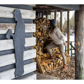  I brndeskuret p Karpenhj Naturcenter p Mols er der altid brnde nok