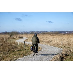 I Vorup enge ved Guden�en i Randers, er der mange fine cykel og gangstier