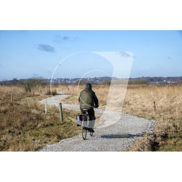 I Vorup enge ved Gudenen i Randers, er der mange fine cykel og gangstier