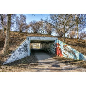 Gang tunnel under Skolegade i Svendborg