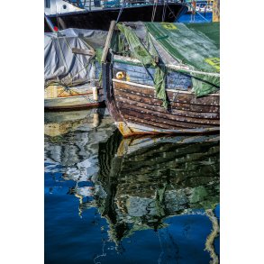 Gamle sejlbde venter p forr i Svendborg havn