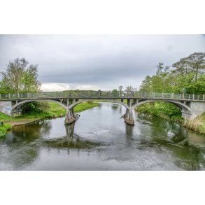 Amtmand Hoppes Bro ved Guden�en i Lang�