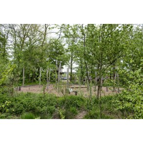 Legeplads t�t p� Ulstrup Marina ved Guden�en