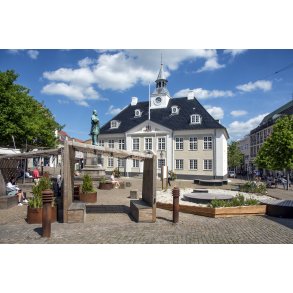 Randers gl. R�dhus og R�dhustorvet