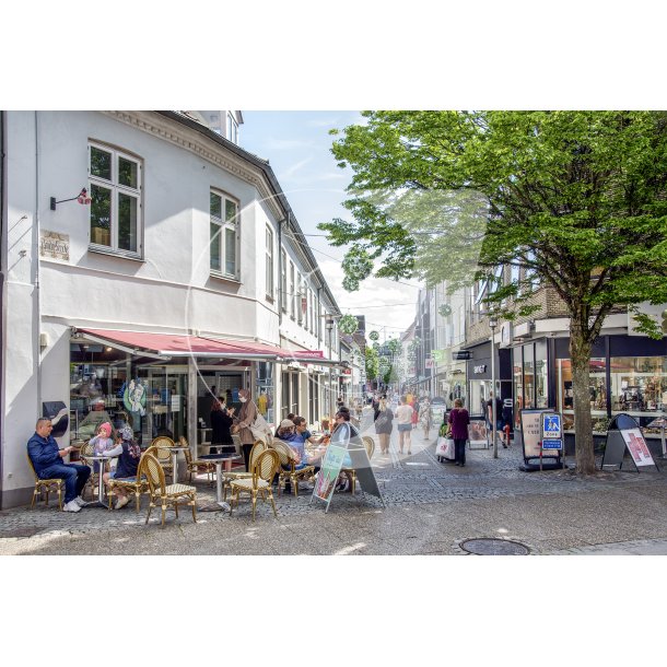 Cafe og detailhandel i Brdregade i Randers