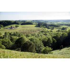 Udsigt over Guden� dalen, set fra toppen af Busbjerg