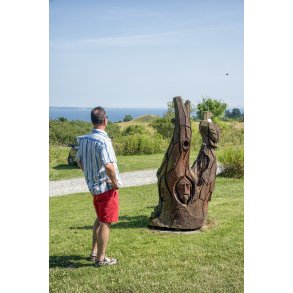 Udsigt fra Karpenhj Naturcenter mod Ebeltoft Vig