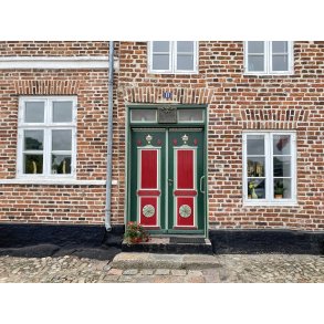 En af de mange fantastiske d�re i Ribe