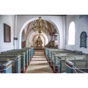 Vejerslev Kirke, t�t p� Kongensbro og Guden�en