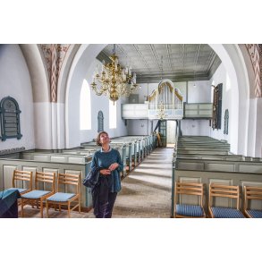 Vejerslev Kirke, t�t p� Kongensbro og Guden�en