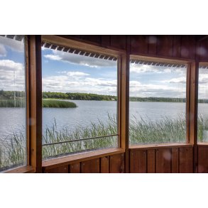 Udsigtshus ved Tange s og Gudenen