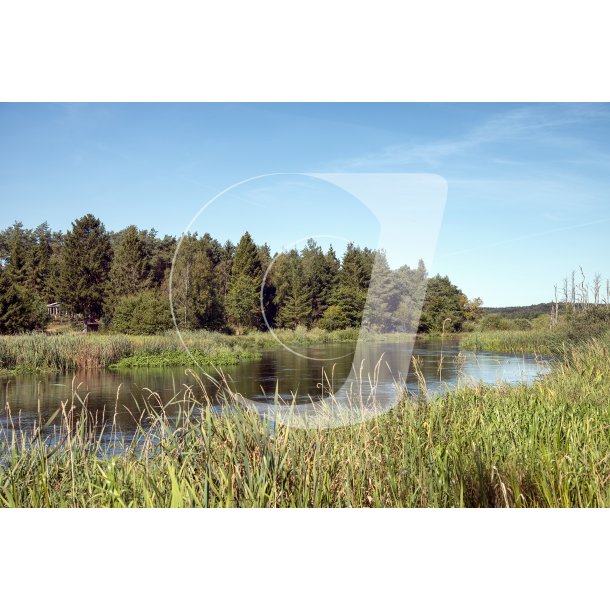 Sommerhus ved Gudenen, tt p Kongensbro og Hj Stene