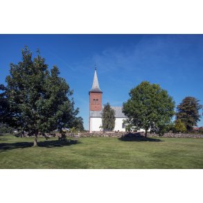 Vejerslev Kirke, t�t p� Kongensbro og Guden�en