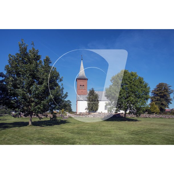 Vejerslev Kirke, tt p Kongensbro og Gudenen