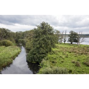 Udsigt over Kanalen, Guden�en og Moss� fra fuglet�rnet p� Klosterm�lle