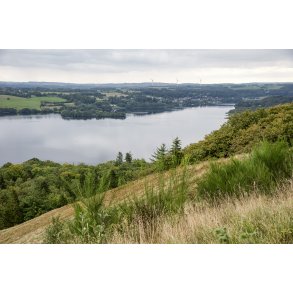 Udsigt fra Himmelbjerget over Gudenen og Juls