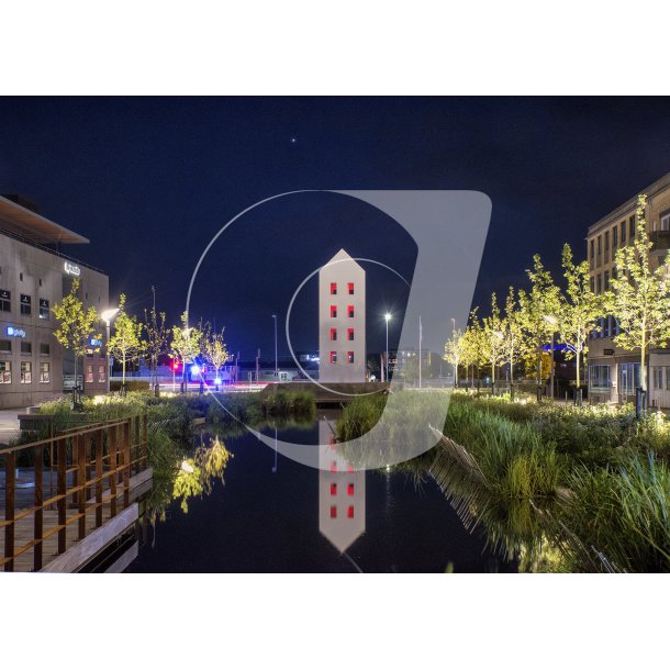 Regnvand bassinet p� �stervold