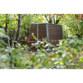 Vandboring ved Beder. Vandboringen er beskyttet af nyplantet skov