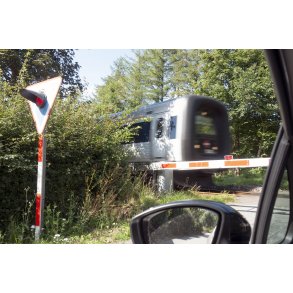 Baneoversk�ringen mod Bidstrup Gods ved Laurbjerg i sommeren 2021