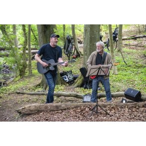 Martin Nielsen og Torben Elmose spiller ved 