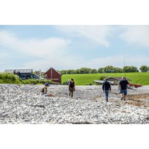 Sangstrup Klint p� Djursland nord for Gren�