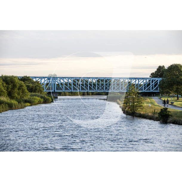Den Bl Bro over Gudenen i Randers