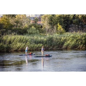 Paddleboard p� Guden�en ved Randers