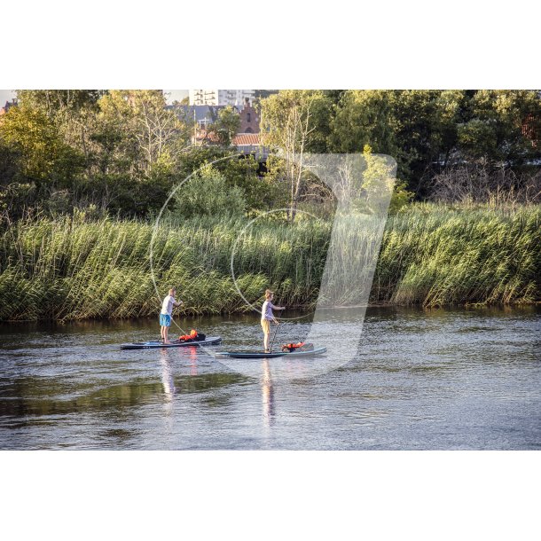 Paddleboard p Gudenen ved Randers