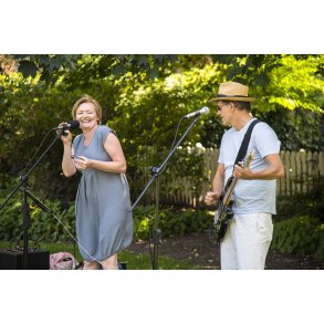 Waterfahl spiller i Sennelshaven ved Randers Festuge