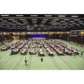 Pensionist kaffebord i Arena Randers med Anette Heick og Randers Kammerorkester