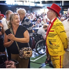 Jacob Haugaard ved Handicap Festival i Arena Randers