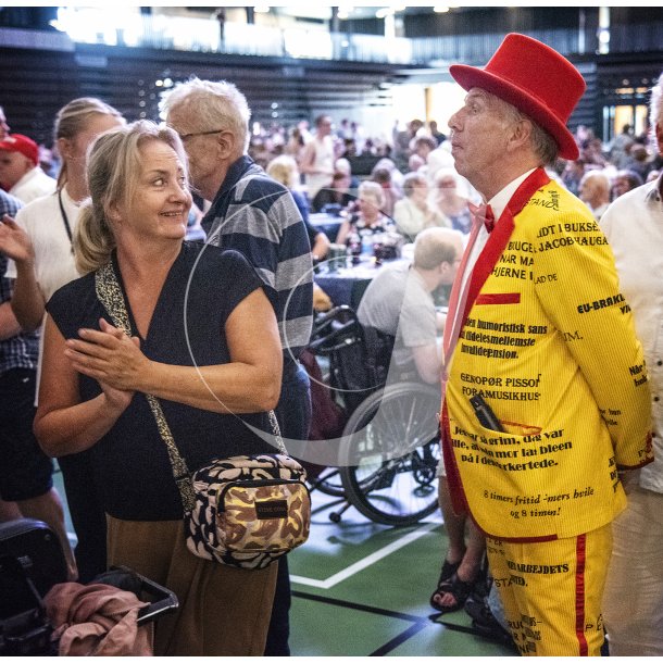 Jacob Haugaard ved Handicap Festival i Arena Randers