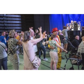 Jacob Haugaard ved Handicap Festival i Arena Randers