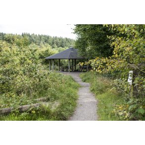 Shelter ved Tandrup s� i Uhreh�je Plantage