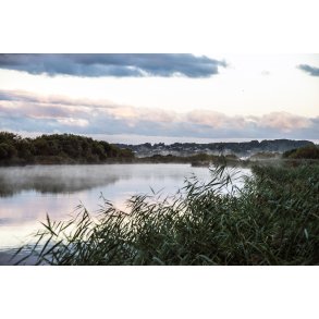 Tidlig morgen ved Guden�en i Randers