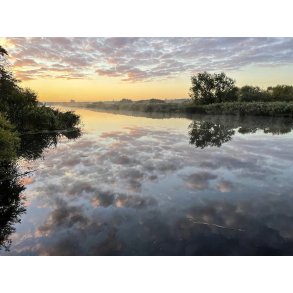 Morgendis over Guden�en ved Randers