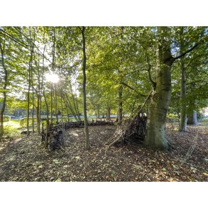 Naturhegn og hule i Gethersparken ved Hobrovej i Randers