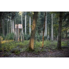 Jagtt�rn i Dyreparken ved Fladbro