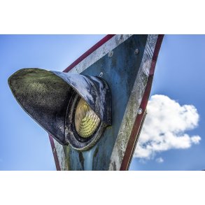 Baneoversk�ring ved Banevej p� den gl. Randers-Hadsund jernbane i Dronningborg