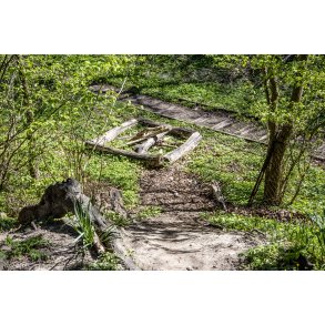 B�lplads t�t Dronningborg Maskinfabrik p� den gl. Randers-Hadsund jernbane i Dronningborg