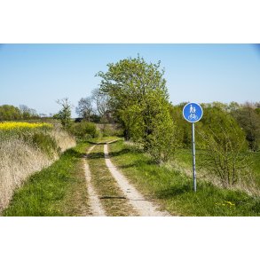 Den gl. Randers-Hadsund jernbane lige f�r Gimming