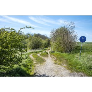 Gl. Randers-Hadsund jernbane ved Vestrupvej i retning mod Lem trinbr�t